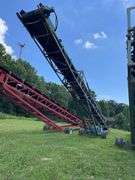 65 foot non-engine hydraulic powered portable, wheeled aggregate conveyor. -$1000 deposit. balance in ACH or certified check within 48 hours of auction close
