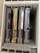 Living room. Lot of Nintendo games. Featuring Mario. Simpsons. Other unique and classic titles. Includes VHS of Nirvana live tonight sold out.