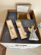 Demdaco figurines in box, miscellaneous
