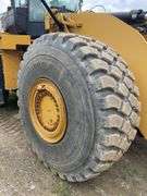 2014 CAT 980 K wheel loader 18,452 hours showing on meter. Cat ID CAT0980KVW7K02430. Serial number W7K02430.Engine serial number TXM06203. Approximately 369 hp. Diesel engine. Cab/ROPS. Includes scale, reader with printer, located in cab see photos for detail. AC blows Ice Cold. See Photos for Video of Equipment in Operation.- $1000 deposit. balance in ACH or certified check within 48 hours of auction close- NO Sales Tax Collected
