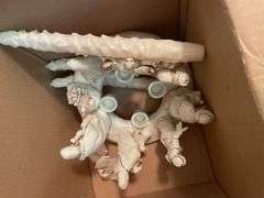 Den. Large lot of religious decor, figurines collectibles.