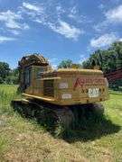 2000 CAT 34BL steel track excavator. Approximately 320 hp diesel engine. 48” bucket. Cab/ROPS. 97,113 pounds.. Product ID number AGS00439. 14,922 Hours on meter. See Photos for Video of Equipment Operation -$1000 deposit. balance in ACH or certified check within 48 hours of auction close