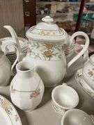 Villeroy and Boch Como pattern, desert,￼ coffee and tea set. Also includes some miscellaneous.