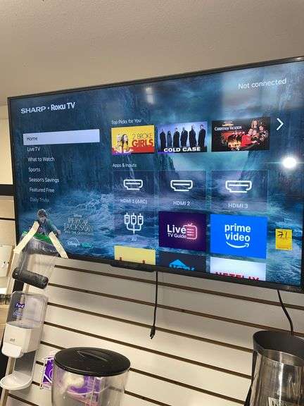 Sharp Roku TV with remote, 42 inches - ByceAUCTION LTD. Ohio License ...