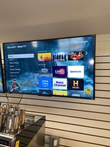 Sharp Roku TV, no remote, 42 inches - ByceAUCTION LTD. Ohio License ...