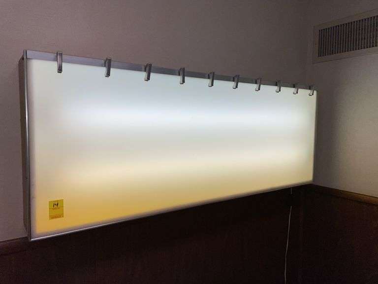 51” x 19” illuminated x-ray box.