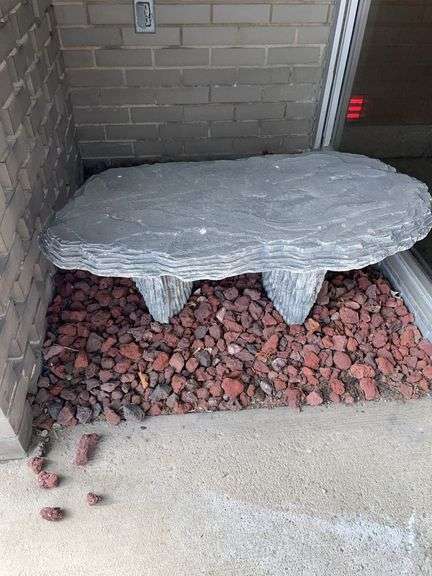 Small garden bench.