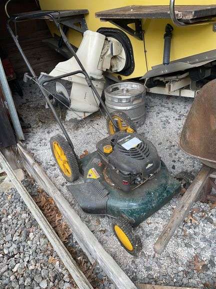 Craftsman 6 hp trim mower.