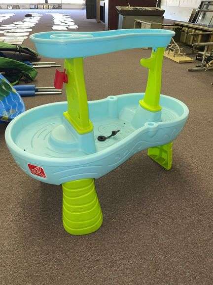 Step to children’s water table toy