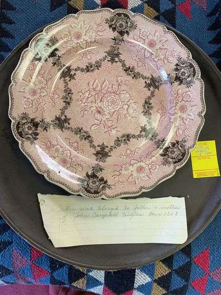Just added!  Old plate found with note