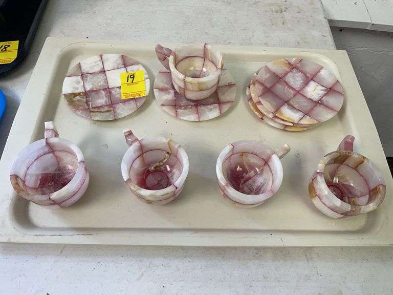 Unique, Afghan style tea set