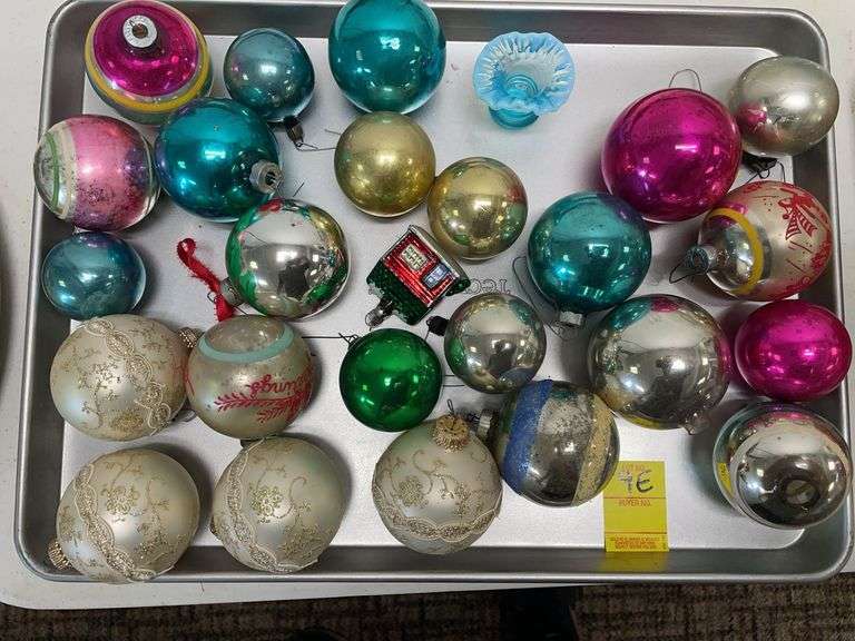 Just added!  Vintage Christmas bulbs