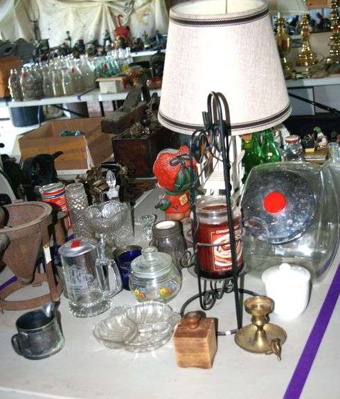 Assortment of Glassware & Knick Knacks