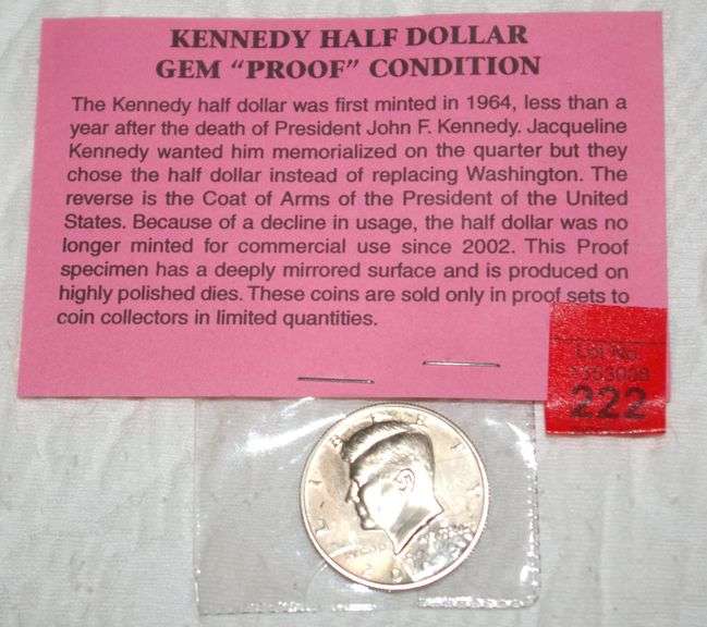 2006 Kennedy Proof Half Dollar Coin