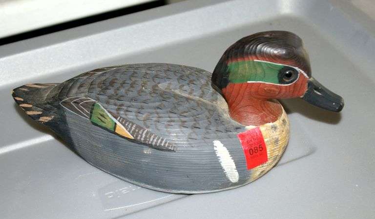 Wood Duck Decoy Signed