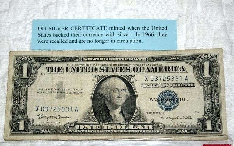 1957 Series $1.00 Silver Certificate