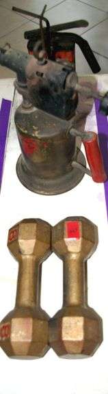 Blow Torch, Oiler & Weights