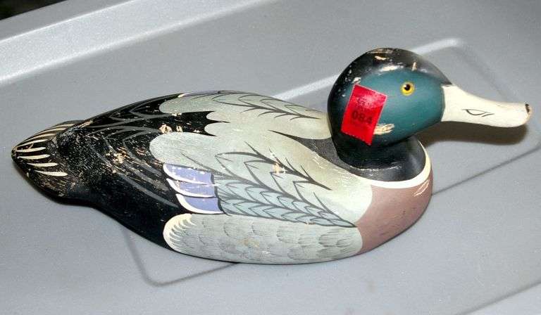 Mallard Decoy Signed Weaver