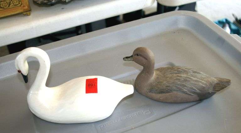 Decorative Decoys Swan & Duck