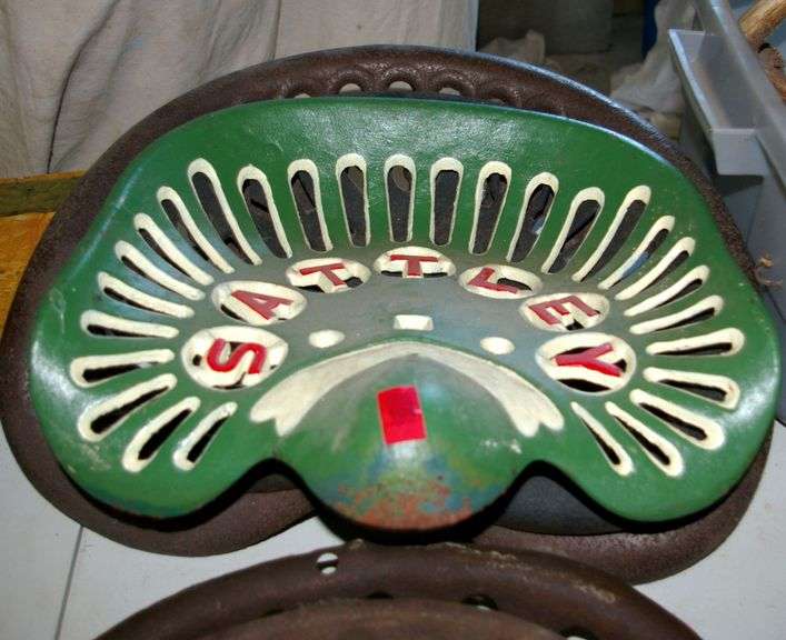 3 Cast Iron Tractor Seats