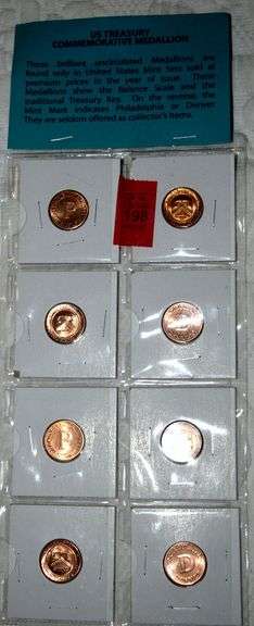 U.S. Treasury Commemorative Medallions