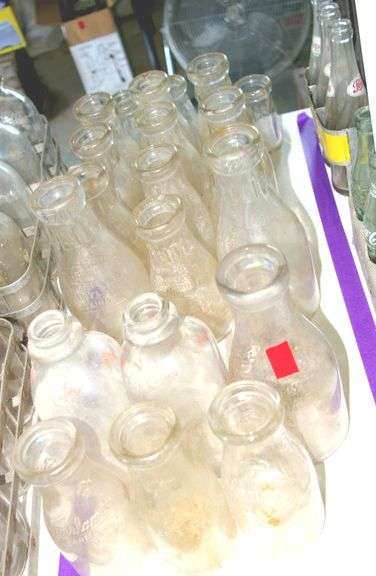 Western Maryland & Cloverland Dairy Milk Bottles