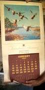Vintage Tin Nehi Sign & 1947 Calendar