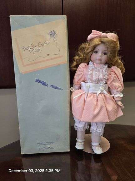 Betty Jane Carter Limited Edition Musical Porcelain Doll