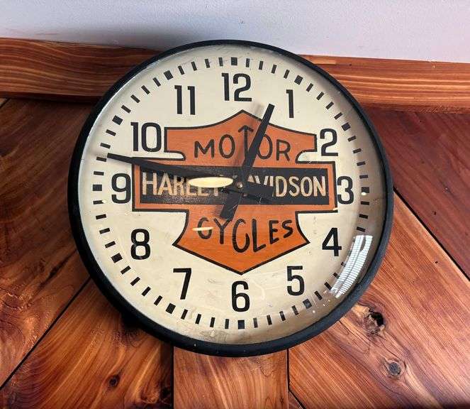 Harley-Davidson Logo Clock