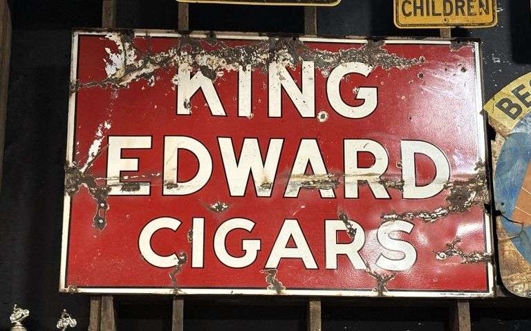 King Edward Cigar Sign
