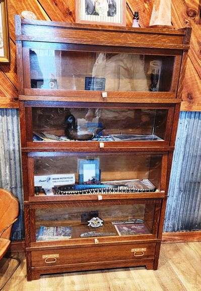 Oak Display Cabinet