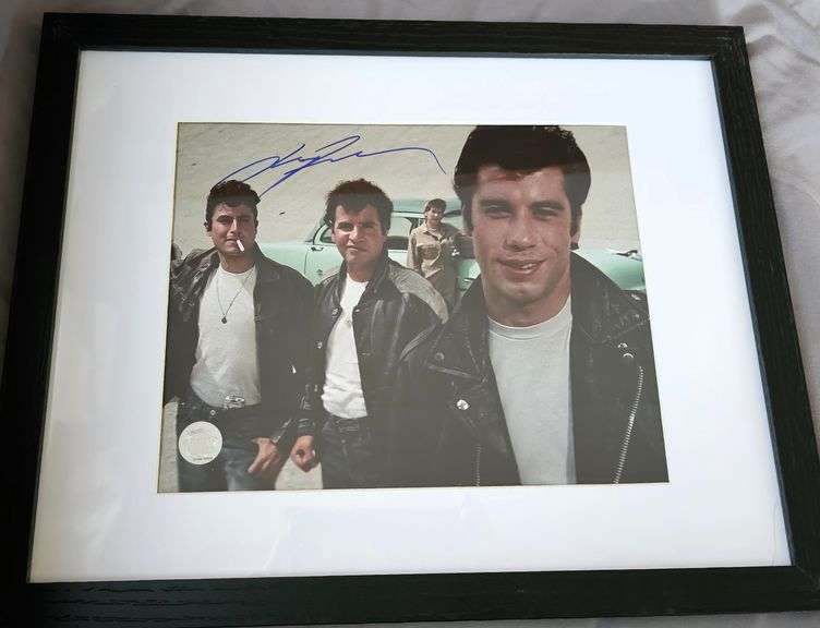John Travolta Signed Print