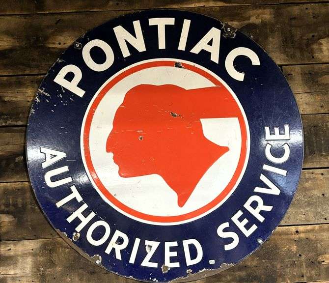 Pontiac Service Sign
