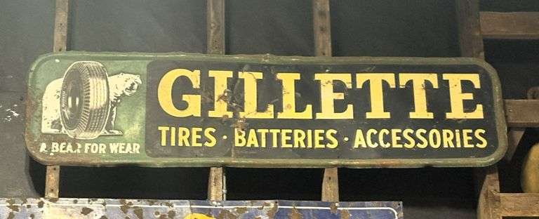 Gillette Tires Sign