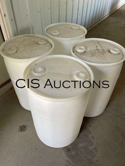 30 GALLON PLASTIC DRUM BARRELS