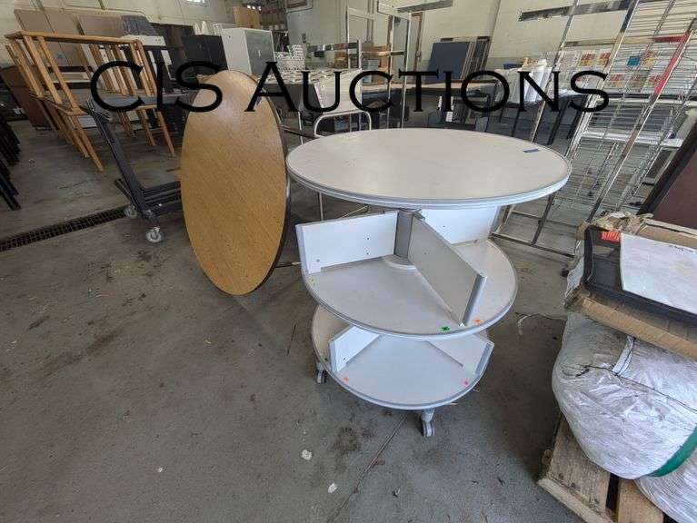 ROTATING CAROUSEL SHELVING UNIT