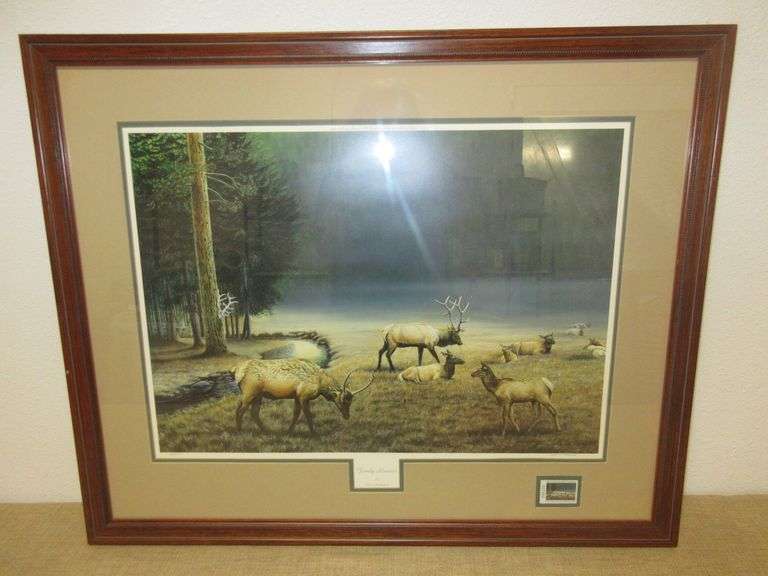 "Family Reunion" Elk Print by Dave Samuelson
