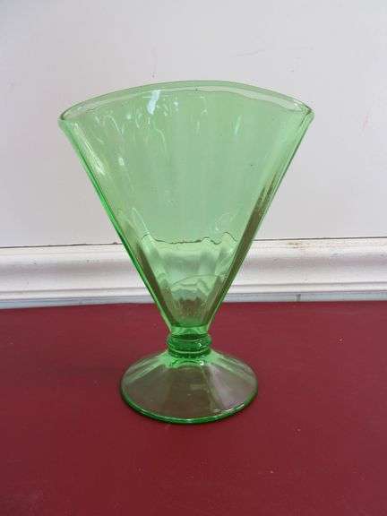 Uranium Glass Vase