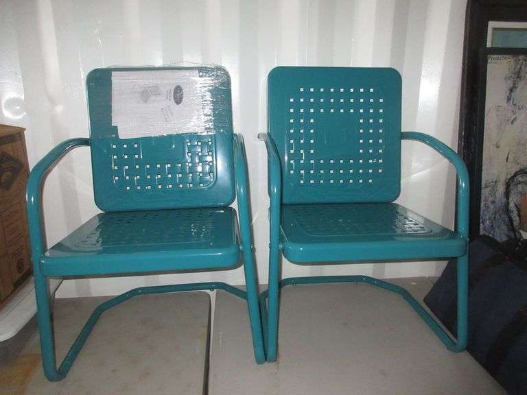 2) Metal Chairs