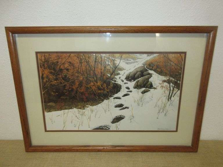 Framed Bear Print Print by Bev Doolittle