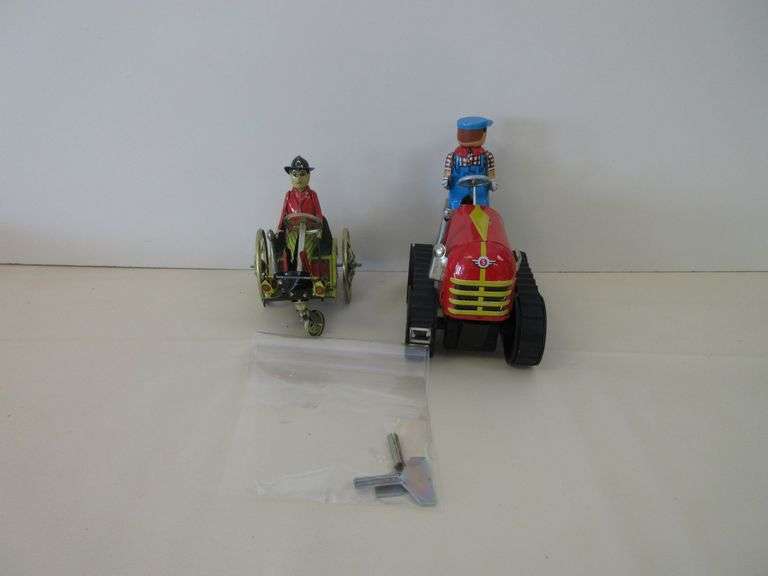 2) Metal Wind Up Collectibles