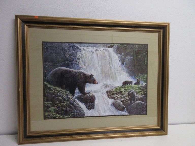 Bear Print Frame 38.5" x 30"