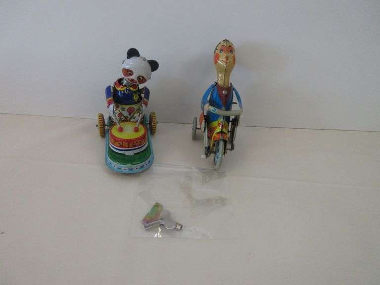2) Metal Wind Up Collectibles
