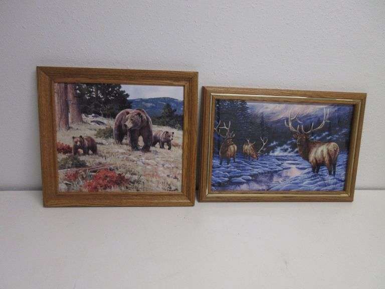 Bear Print and Elk Print