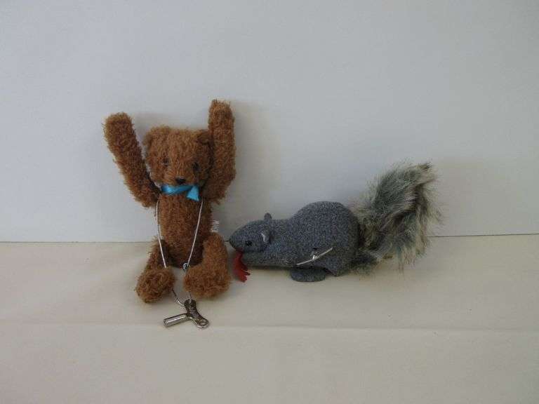 2) Furry Wind Up Collectibles