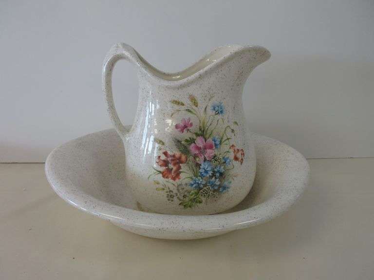 Pitcher and Wash Basin
