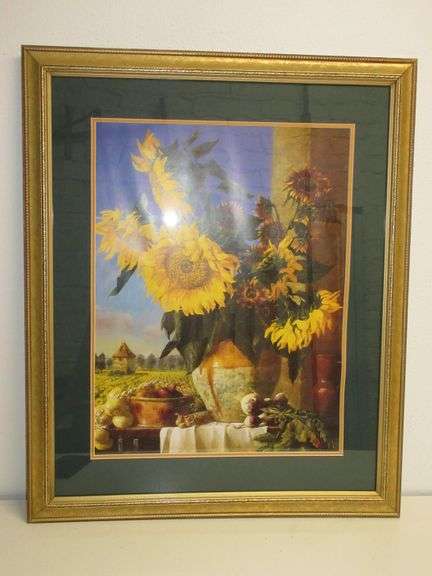 Sunflower Print Frame 27.5"x34"