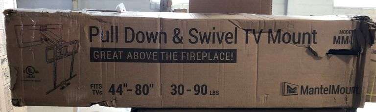 Pull Down & Swivel TV Mount