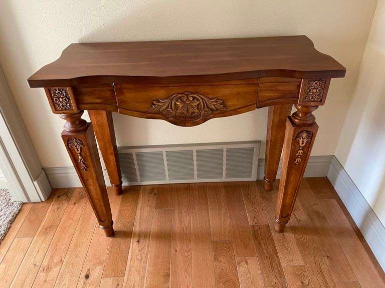Wood Hallway Table