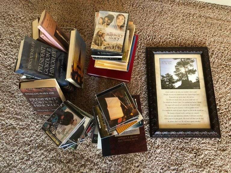 If You Could See Me Now Framed Art, Various Books, CDs